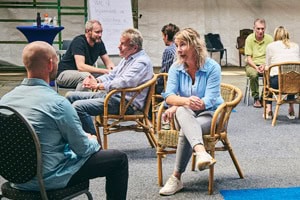 Kick-off team building photo